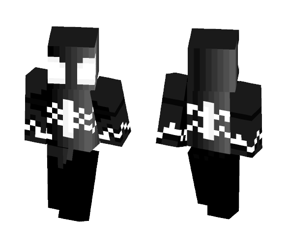 Black Suited Spider-Man (Symbiote) - Comics Minecraft Skins - image 1