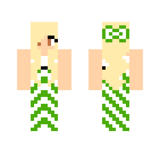 Dark Green Summer Girl