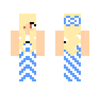 Dark Blue Summer Girl
