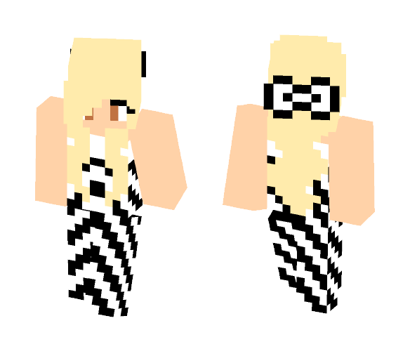 Black Summer Girl - Girl Minecraft Skins - image 1