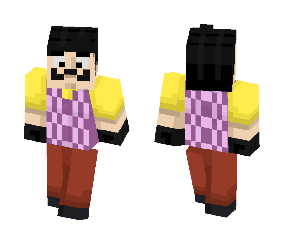 Hello Neighbor - Male Minecraft Skins - image 1