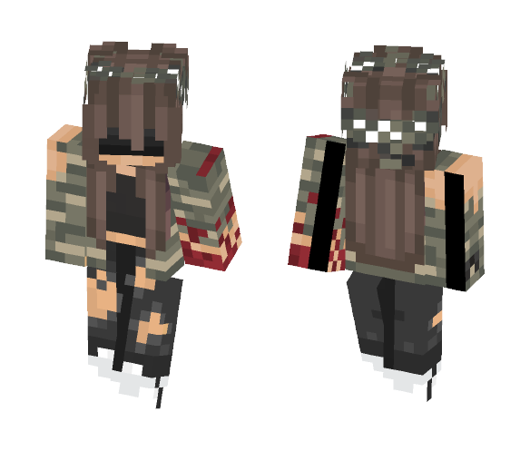 Edit- army -x- gurl-x- / Mirsku_ - Female Minecraft Skins - image 1