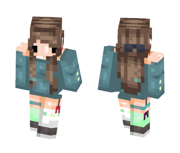 ~Calming Blue~ ~Ink - Female Minecraft Skins - image 1
