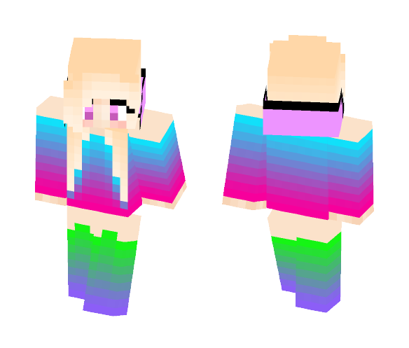Witch in Her Party Outfit - Female Minecraft Skins - image 1
