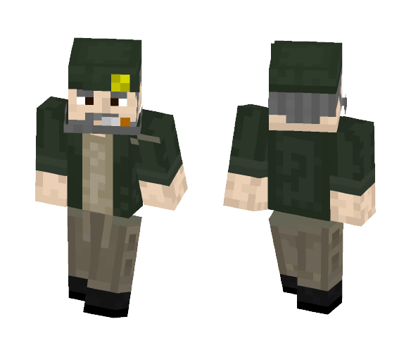 Bill (Left 4 Dead 2) - Male Minecraft Skins - image 1