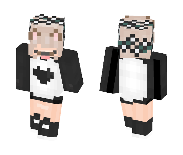 Goth Dog Snapchat - Dog Minecraft Skins - image 1