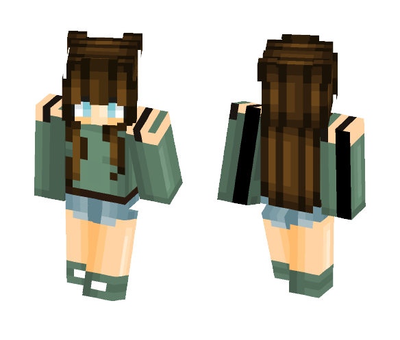 Green Girl - Girl Minecraft Skins - image 1