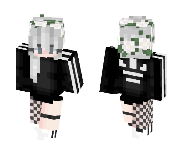 ¤ Adidas Flower ¤ - Female Minecraft Skins - image 1