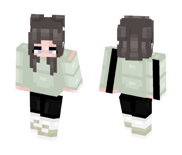 i tried to do socks - Female Minecraft Skins - image 1
