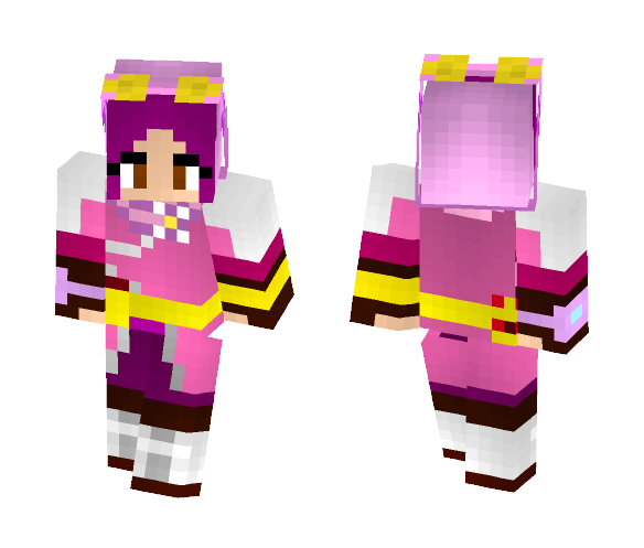 Download Free Yaya (from BoBoiBoy Galaxy) Skin for Minecraft image 1 Yaya (from BoBoiBoy Galaxy) - Female Minecraft Skins - image 1