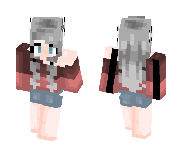 Download Free ♔Silver Møøns♔ Skin for Minecraft image 1 ♔Silver Møøns♔ - Female Minecraft Skins - image 1