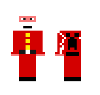 Santa with Creeper marking - Male Minecraft Skins - image 2