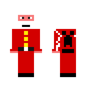Santa with Creeper marking