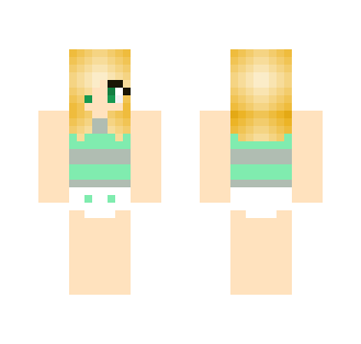 Baby Girl- Blonde Green Eyes