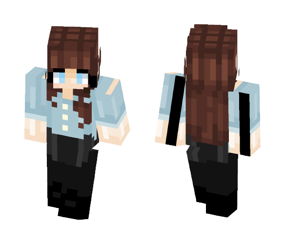 MJW in her work uniform - Female Minecraft Skins - image 1