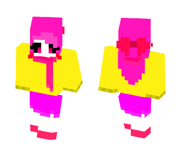 Its Me(red eyes) - Female Minecraft Skins - image 1