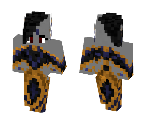 Dark Elven Noble - Wedding Outfit - Female Minecraft Skins - image 1