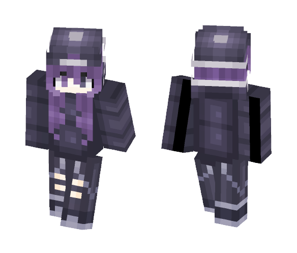 Download Free ♥ Purple Demon Girl ♥ Skin for Minecraft image 1 ♥ Purple Demon Girl ♥ - Girl Minecraft Skins - image 1