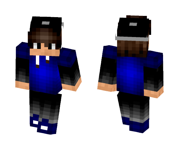 Download Free Beat skin I have ever made (blue) Skin for Minecraft image 1 Beat skin I have ever made (blue) - Male Minecraft Skins - image 1