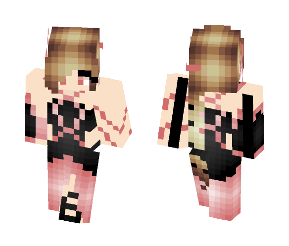 laugh Love Smile Live Dream and Hug - Female Minecraft Skins - image 1