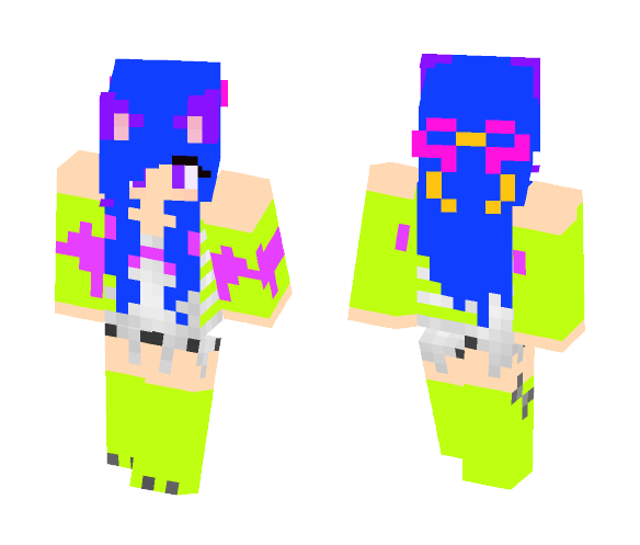 cool cat girl - Cat Minecraft Skins - image 1
