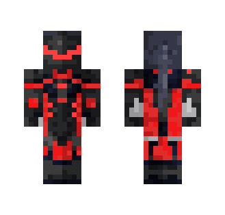 Red Carbon Fibre Genji - Male Minecraft Skins - image 2