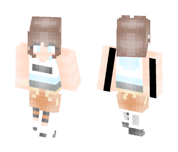 Chell - Female Minecraft Skins - image 1
