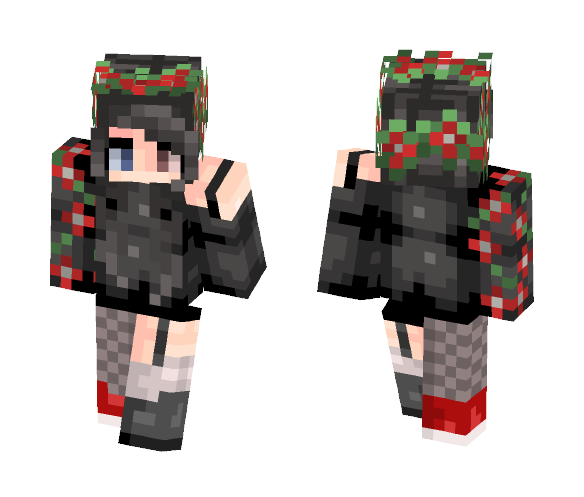 Midnight Roses - Female Minecraft Skins - image 1