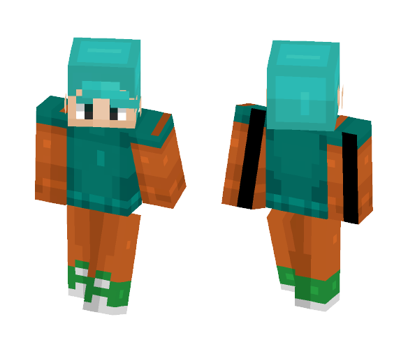 aqua ;-; - Male Minecraft Skins - image 1