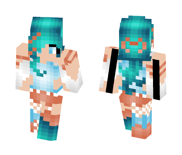 Sea Peaches - Contest entry - Female Minecraft Skins - image 1