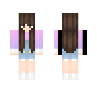 Cute Overall Ombré Girl ; beemcpe