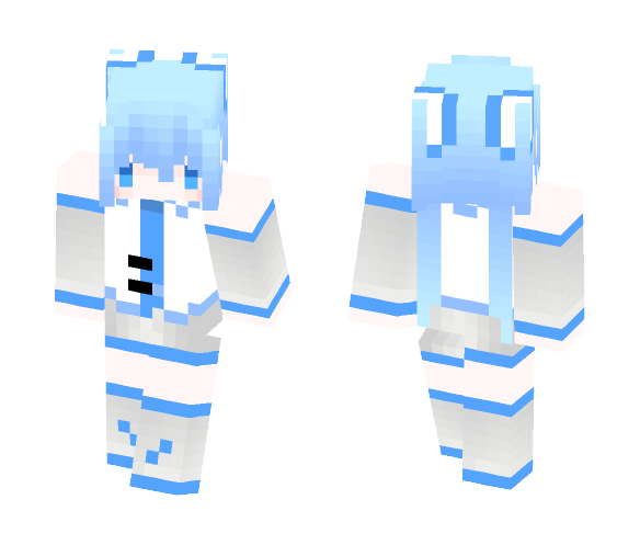Snow Miku 2010 - Female Minecraft Skins - image 1