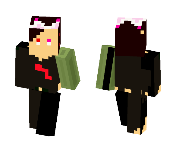 vampire bunny girl - Girl Minecraft Skins - image 1