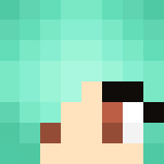 Mint Hair Base - Female Minecraft Skins - image 3