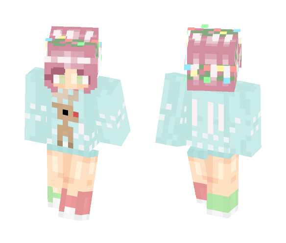 Christmas Sweater Girl - Christmas Minecraft Skins - image 1