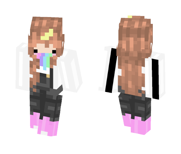 Puking Rainbows - Female Minecraft Skins - image 1