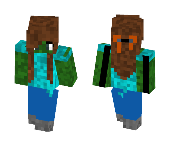 Zombie Girl - Girl Minecraft Skins - image 1