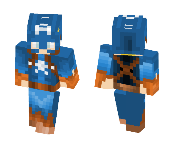 Captain America (Winter Soldier) V1 - Comics Minecraft Skins - image 1