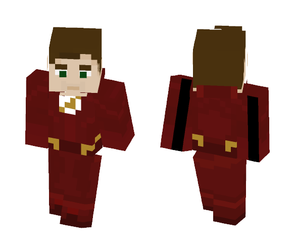Barry Allen (The Flash) 2016 - Comics Minecraft Skins - image 1