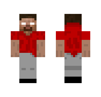 Herobrine w. red T-Shirt