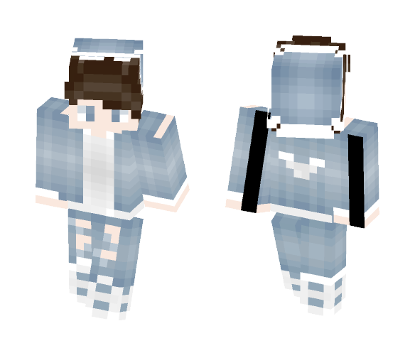 Darkened Blue - Male Minecraft Skins - image 1