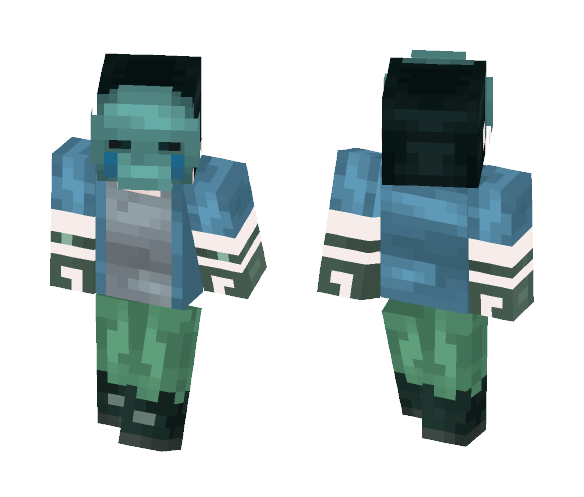 Download Free _Demz | Da Mask | DA Crying Mask Skin for Minecraft image 1 _Demz | Da Mask | DA Crying Mask - Male Minecraft Skins - image 1