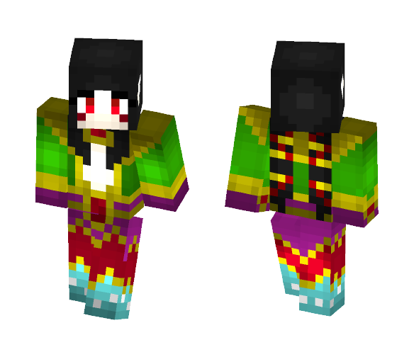 xie Jing (no crown),bravefrontier - Female Minecraft Skins - image 1