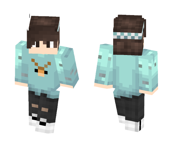 ℉ℬI❖Deer sweeter X-mas Boy - Boy Minecraft Skins - image 1