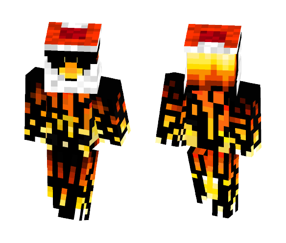 Christmas Fiburn-Creeper - Christmas Minecraft Skins - image 1