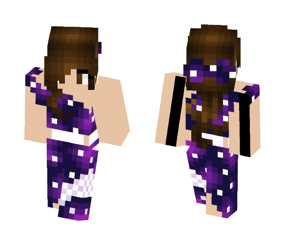 Galaxy Prom - Female Minecraft Skins - image 1