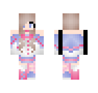Cotton blue and pink - Female Minecraft Skins - image 2