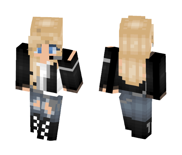 Spy Girl undercover 2 - Girl Minecraft Skins - image 1