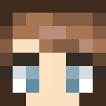 Download Free Sky Blue Skin for Minecraft image 3 Sky Blue - Female Minecraft Skins - image 3