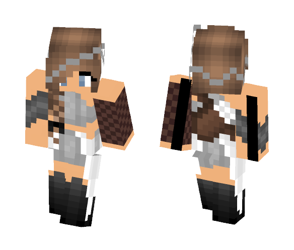 Cloud Warrior - Female Minecraft Skins - image 1